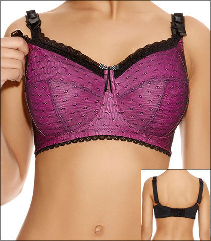 Freya 'Rosie' - Soft Cup - Nursing - Drop Cup - Fuschia
