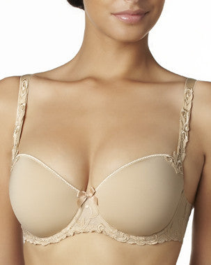 Simone Perele 'Andora' - T-Shirt - Wired - Demi - 3D Molded - Caramel