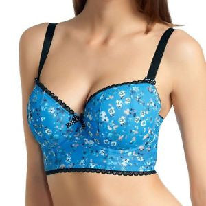 Freya 'Piper Longline' - Wired - Floral Blue