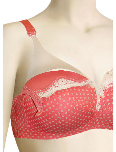 Freya 'Emily' - Nursing - Maternity - Drop Cup - Wireless - Rose
