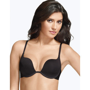 Wacoal 'Petite': Push-Up - Wired - Black