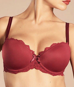 Chantelle 'Rive Gauche' - Wired - T-Shirt Bra - Burgundy